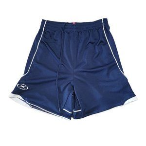 XARA Women's Size Small Navy Blue Shorts with Drawstring Elastic Waist 1239